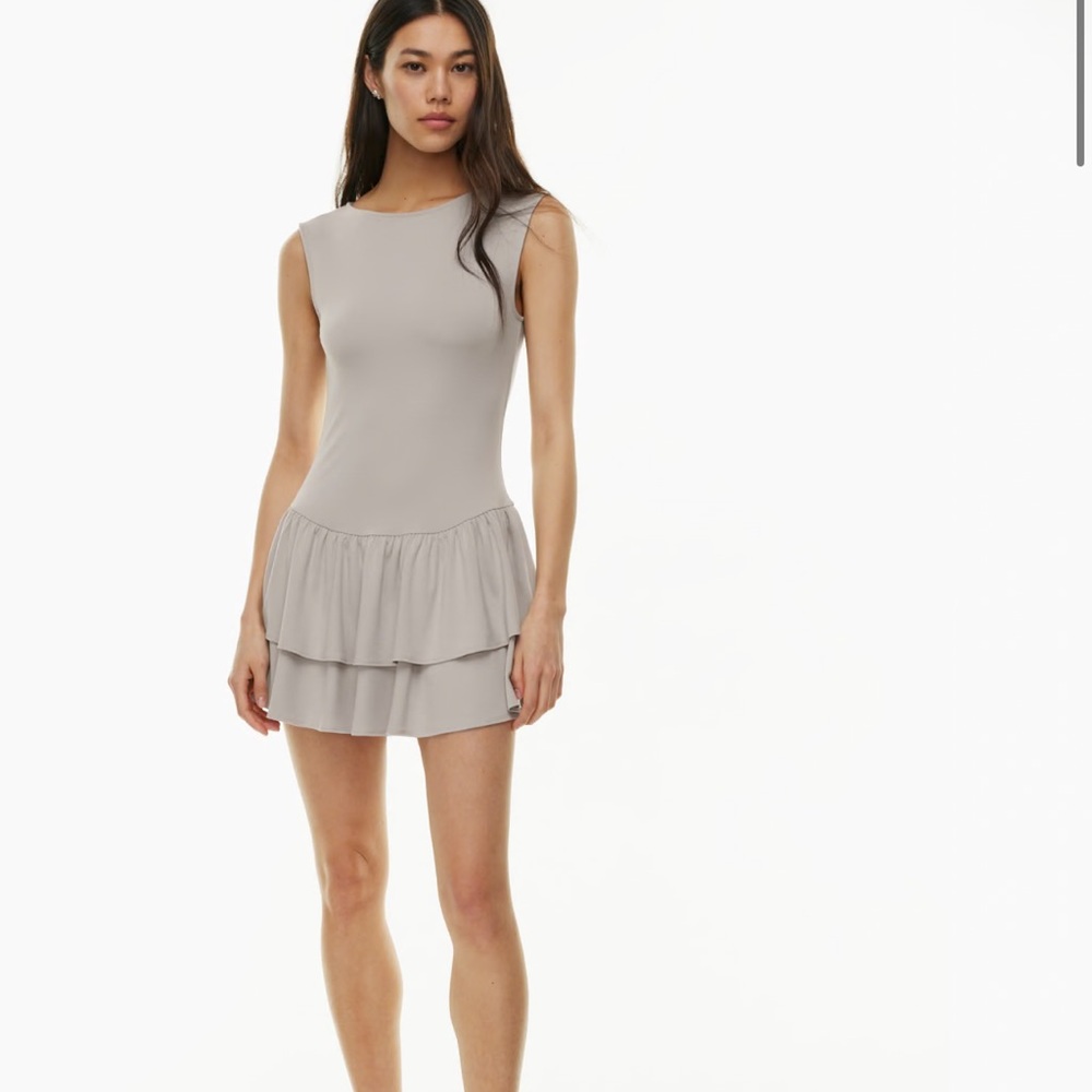 Aritzia Wilfred Bloomsbury Dress- Light Birch NWT